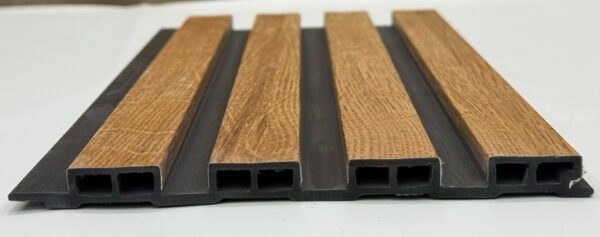 WPC Grille Panel - 152x12Semi-Wrapped Four-Groove Grille