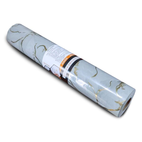 PET Wall Film Roll - Light Blue Marble Roll