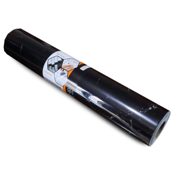 PET Wall Film Roll - Black Marble Roll