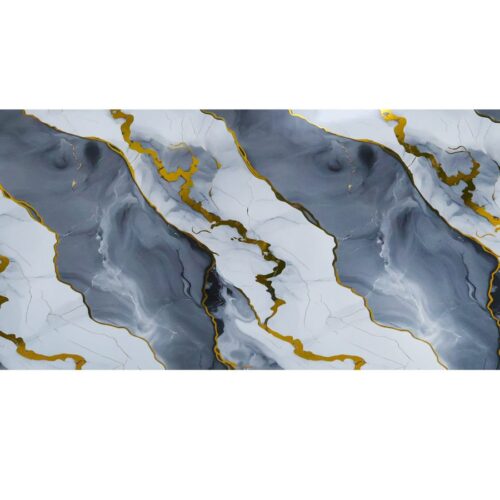 PET Marble Wall Film - Blue Grey Marble