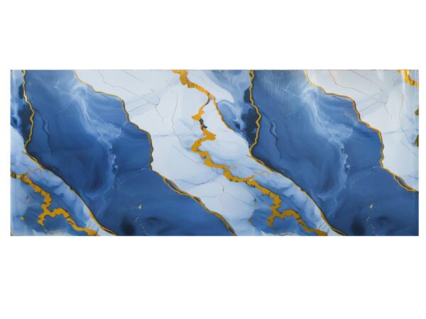 PET Marble Wall Film - Deep Blue Gold Marble PET Marble Wall Film - Deep Blue Gold Marble