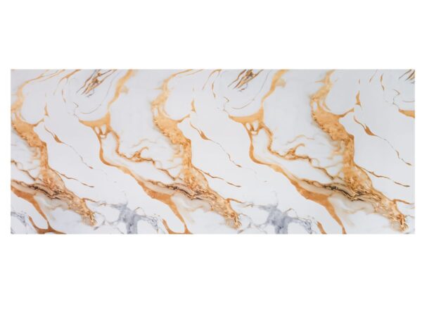 PET Marble Wall Film - White Gold Marble PET Marble Wall Film - White Gold Marble