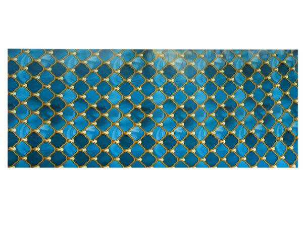 PET Marble Wall Film - Blue Gold Pattern PET Marble Wall Film - Blue Gold Pattern