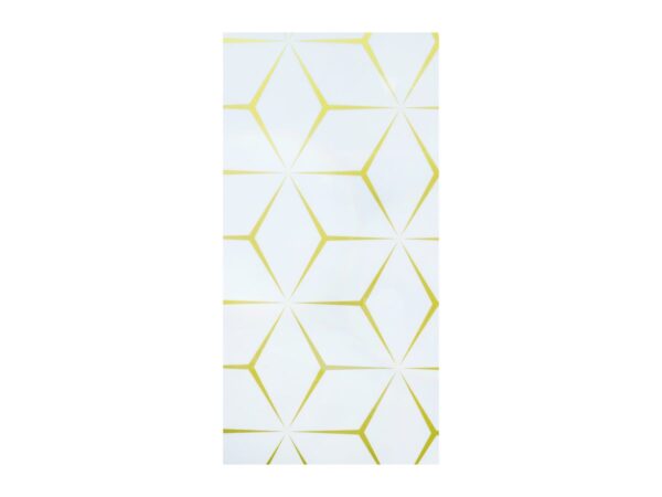 PET Marble Wall Film - White Gold Geometric Portrait PET Marble Wall Film - White Gold Geometric Portrait