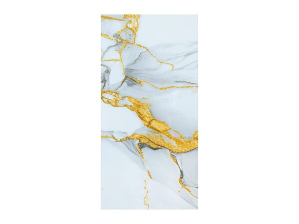 PET Marble Wall Film - White Blue Gold Marble PET Marble Wall Film - White Blue Gold Marble