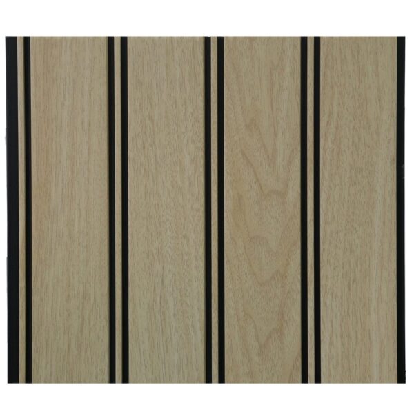 PVC Wall Panel - Beige Wide Slat